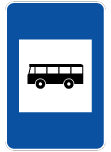 H20a - Paragem de veículos de transporte coletivo de passageiros