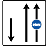 F2 - Via de trânsito reservada a veículos de transporte público