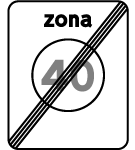 G8 - Fim de zona de velocidade limitada