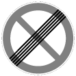 C21 - Fim de paragem ou estacionamento proibidos