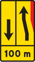 Estreitamento de via de trânsito